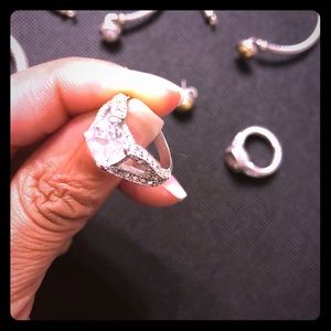 Cz Engagement Ring Sz 6